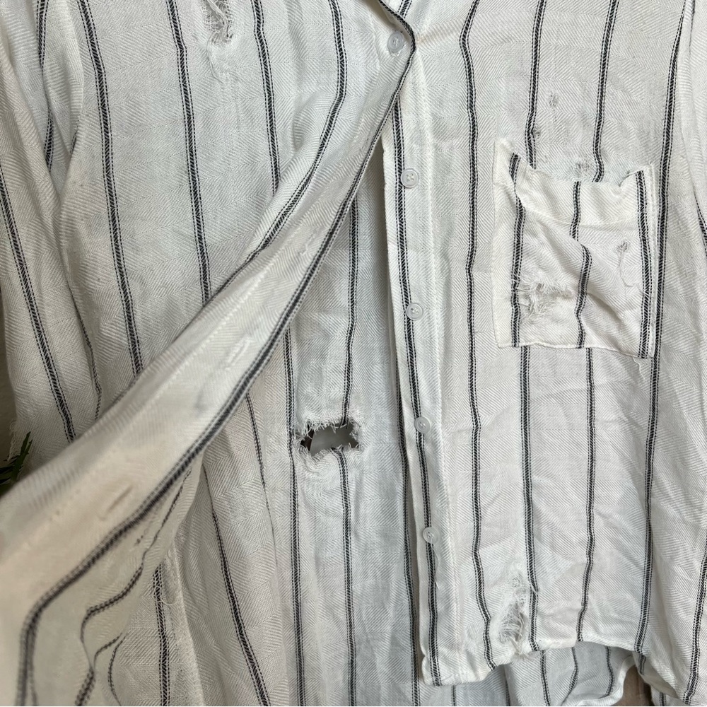 Distressed button up - Picture 3 of 5